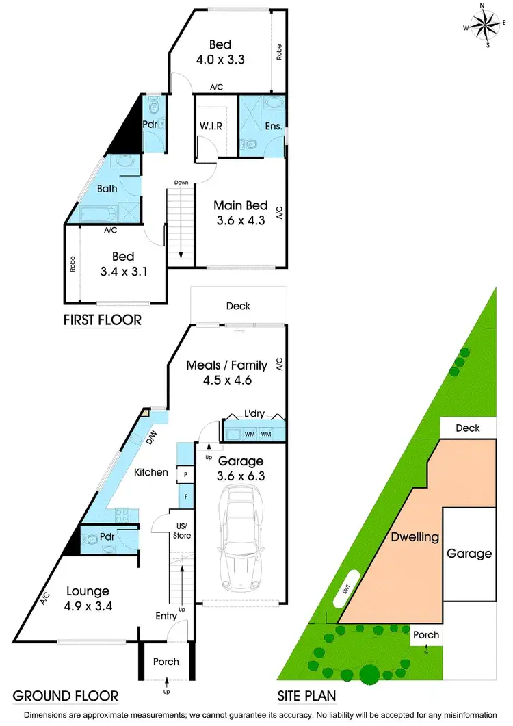 Floorplan of Homely townhouse listing, 6A Milton Court, Heidelberg Heights VIC 3081