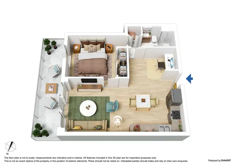 Floorplan of Homely apartment listing, 2906/601 Little Lonsdale Street, Melbourne VIC 3000