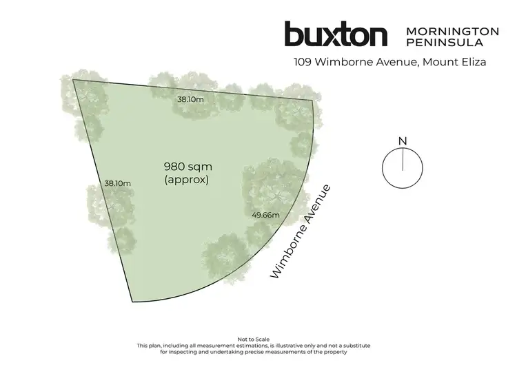 Floorplan of Homely land listing, 109 Wimborne Avenue, Mount Eliza VIC 3930