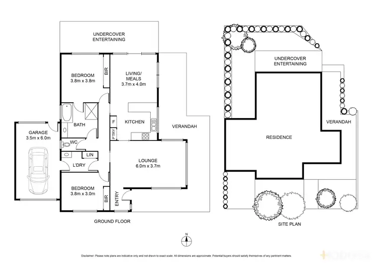 Floorplan of Homely unit listing, 1/79 Powell Street, Ocean Grove VIC 3226