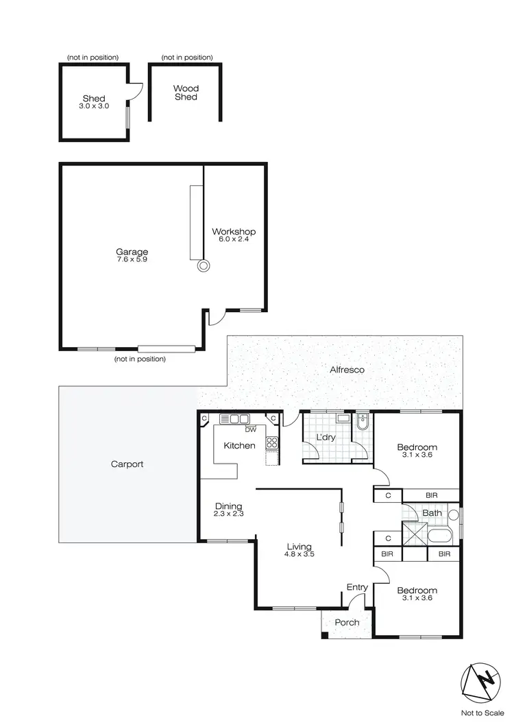 Floorplan of Homely house listing, 15 Anthony Crescent, Sebastopol VIC 3356