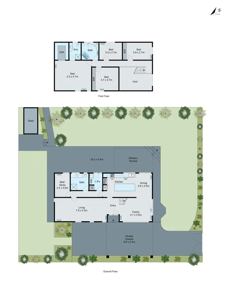 Floorplan of Homely house listing, 14 Montpellier Crescent, Templestowe Lower VIC 3107