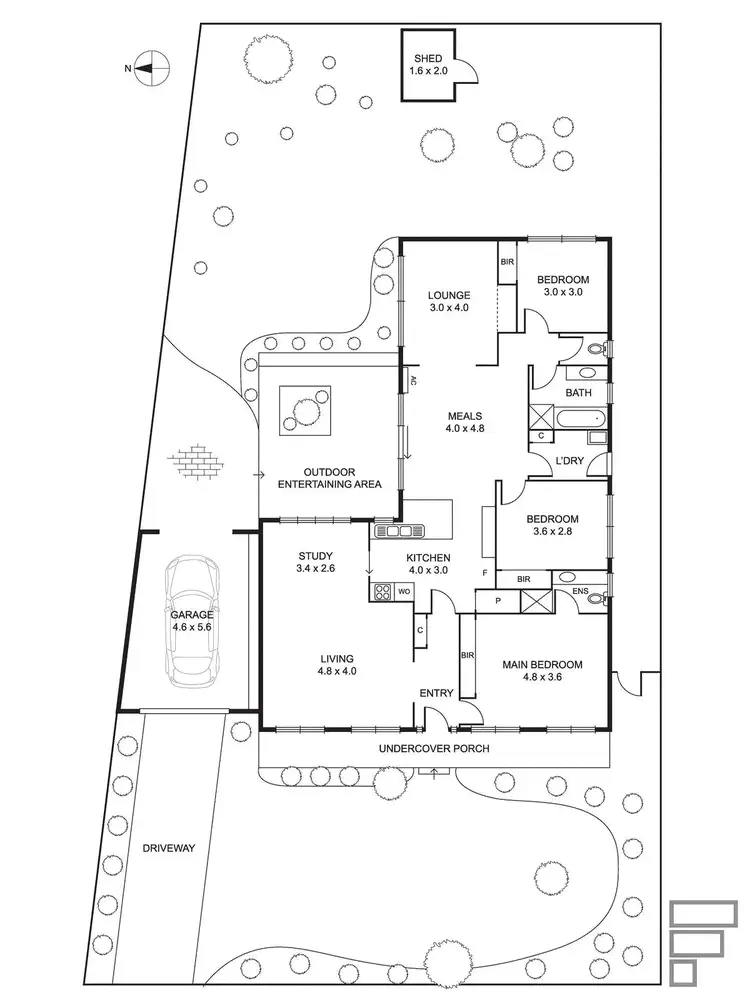 Floorplan of Homely house listing, 9 Locksley Close, Dingley Village VIC 3172