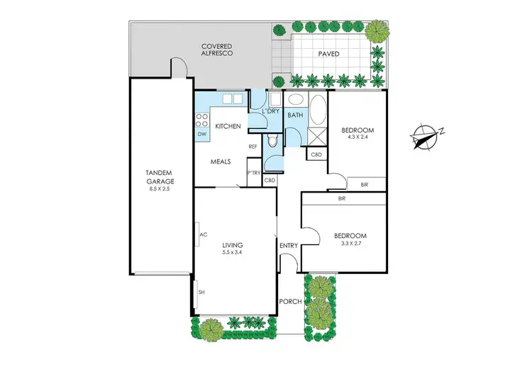 Floorplan of Homely unit listing, 3/1 Keith Street, Beaumaris VIC 3193