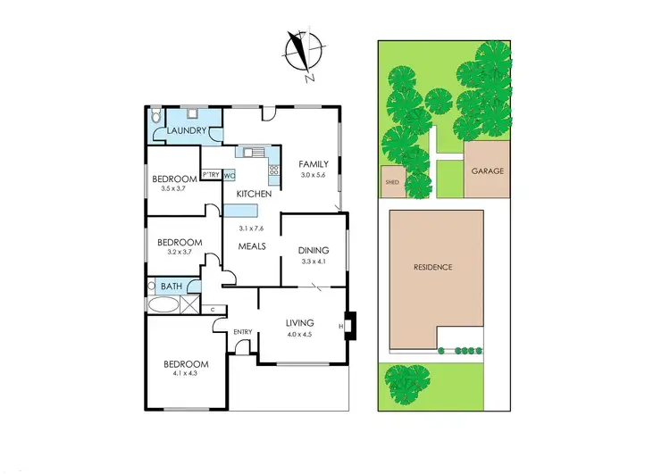 Floorplan of Homely house listing, 42 Devon Street, Cheltenham VIC 3192