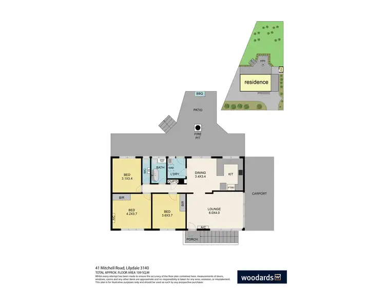 Floorplan of Homely house listing, 41 Mitchell Road, Lilydale VIC 3140