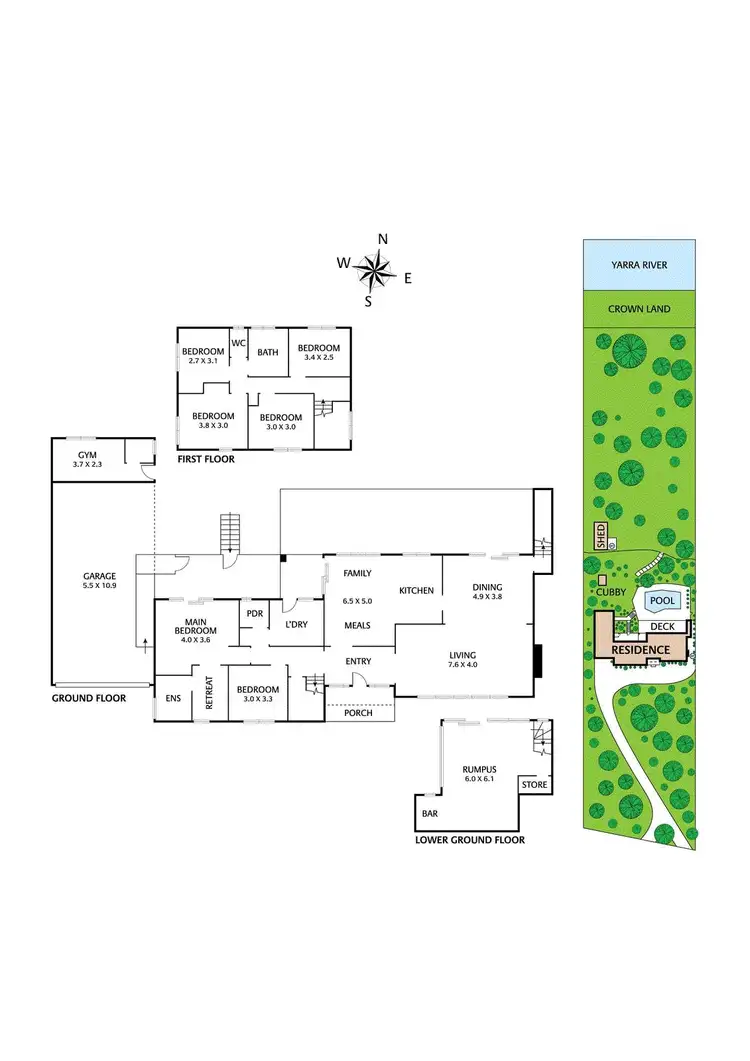 Floorplan of Homely house listing, 62 Bradleys Lane, North Warrandyte VIC 3113
