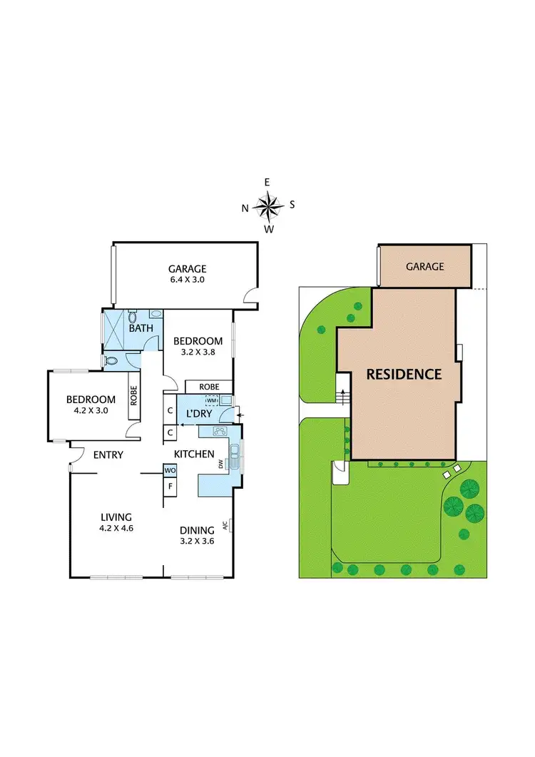 Floorplan of Homely unit listing, 1/6 Amelia Crescent, Doncaster East VIC 3109