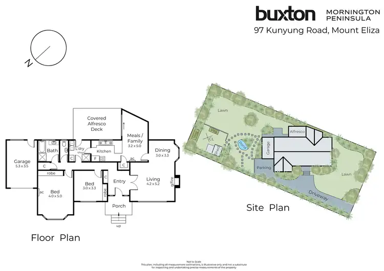 Floorplan of Homely house listing, 97 Kunyung Road, Mount Eliza VIC 3930