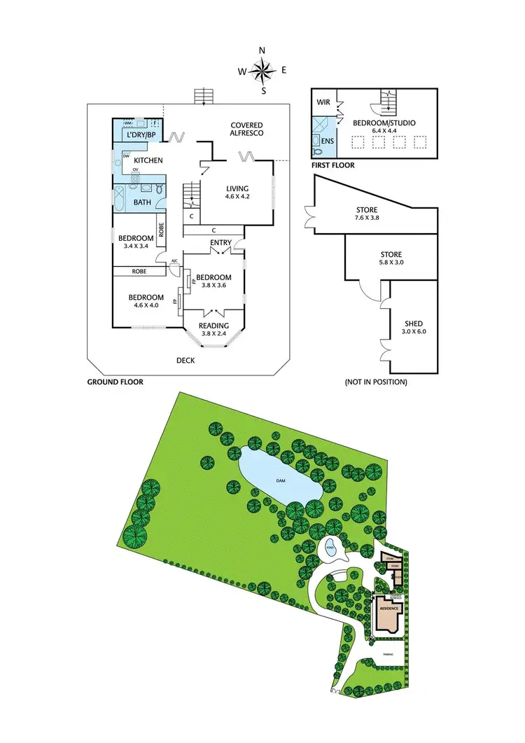 Floorplan of Homely house listing, 10 Griffin Court, Eltham VIC 3095