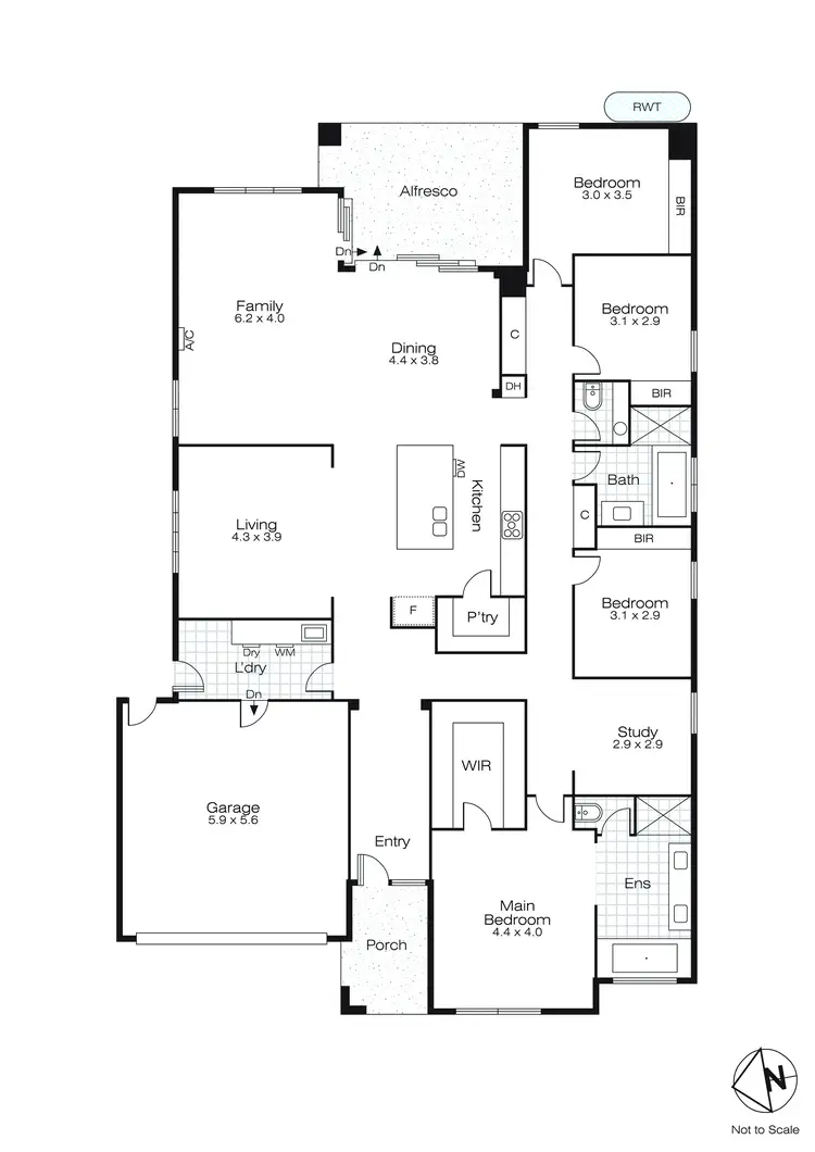Floorplan of Homely house listing, 36 Lakeland Drive, Lucas VIC 3350