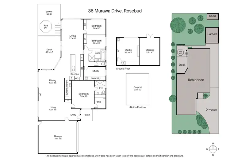 Floorplan of Homely house listing, 36 Murawa Drive, Rosebud VIC 3939