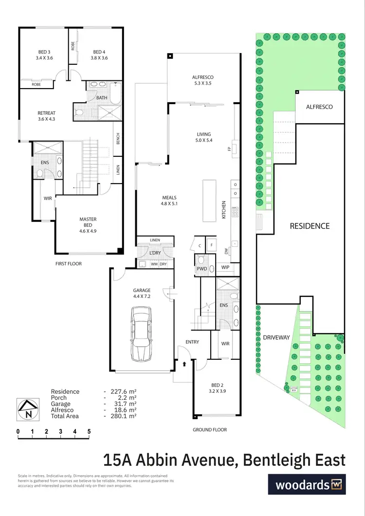Floorplan of Homely townhouse listing, 15A Abbin Avenue, Bentleigh East VIC 3165