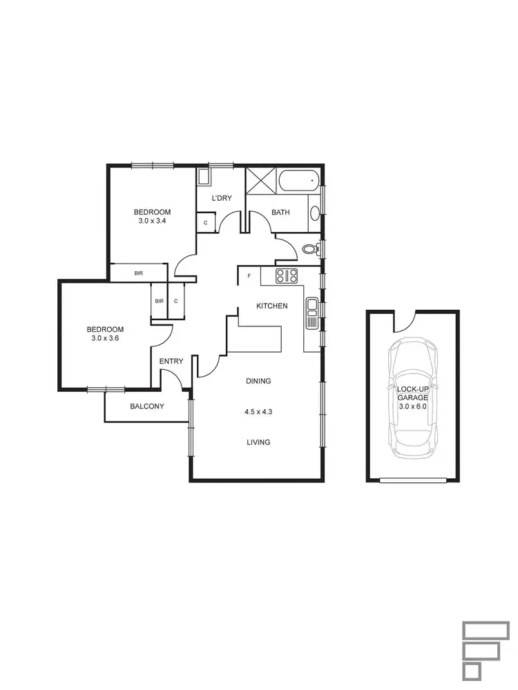 Floorplan of Homely apartment listing, 7/7-9 Roselea Street, Caulfield South VIC 3162