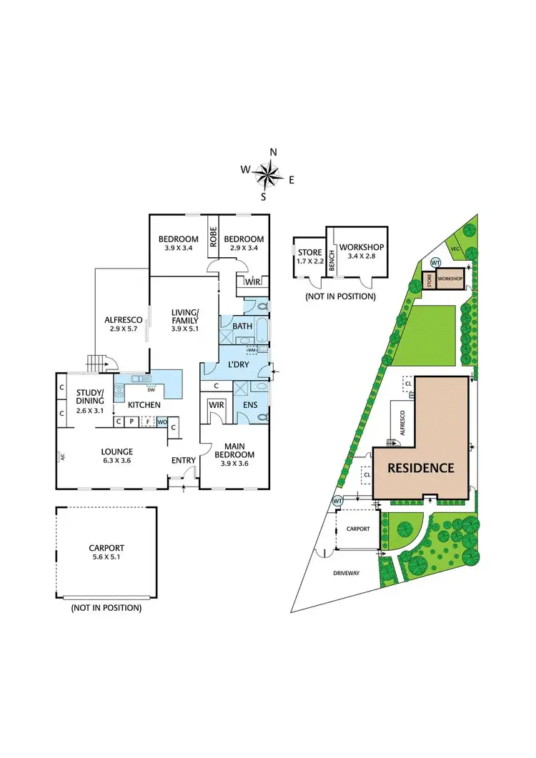 Floorplan of Homely house listing, 66 Dunvegan Crescent, Macleod VIC 3085