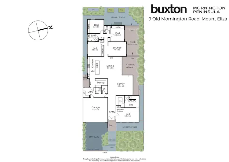 Floorplan of Homely house listing, 9 Old Mornington Road, Mount Eliza VIC 3930