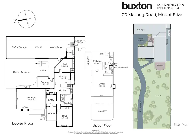 Floorplan of Homely house listing, 20 Matong Road, Mount Eliza VIC 3930