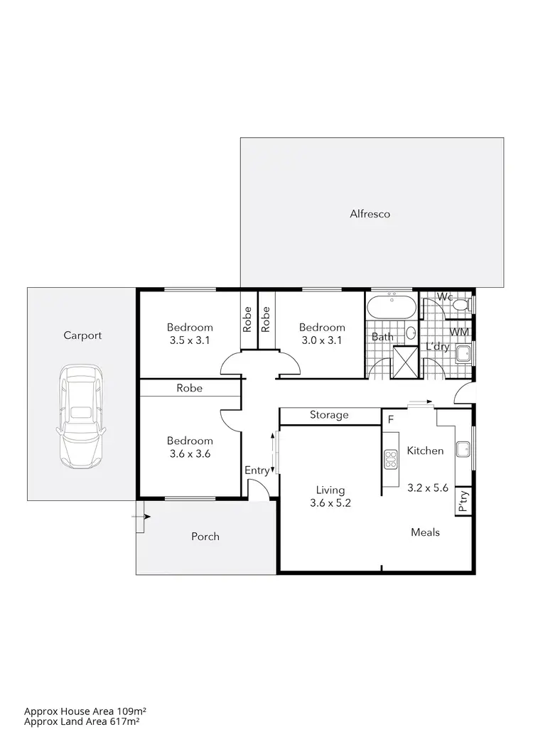 Floorplan of Homely house listing, 16 Anthony Crescent, Sebastopol VIC 3356