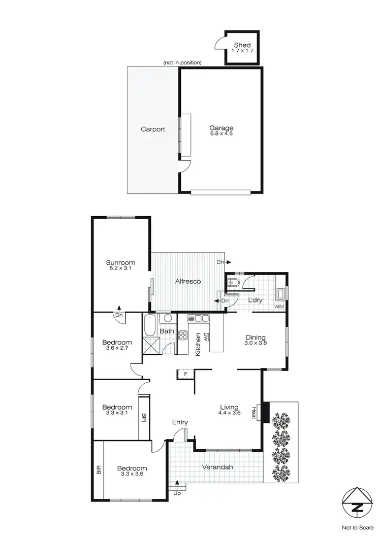 Floorplan of Homely house listing, 278 Vickers Street, Sebastopol VIC 3356