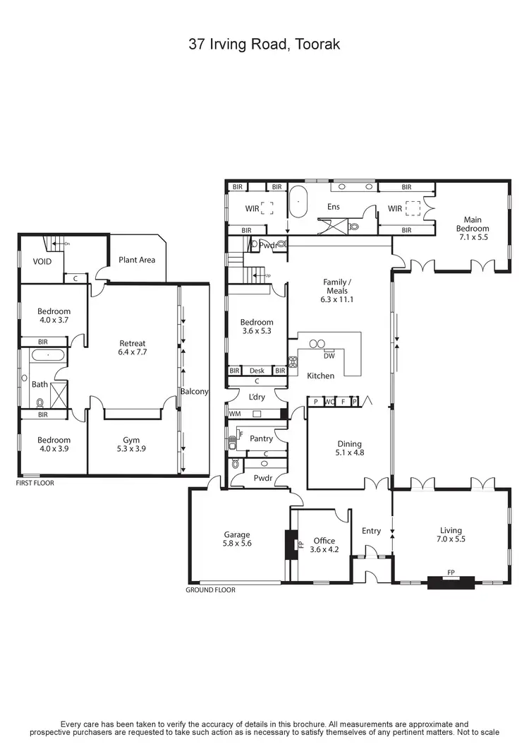 Floorplan of Homely house listing, 37 Irving Road, Toorak VIC 3142