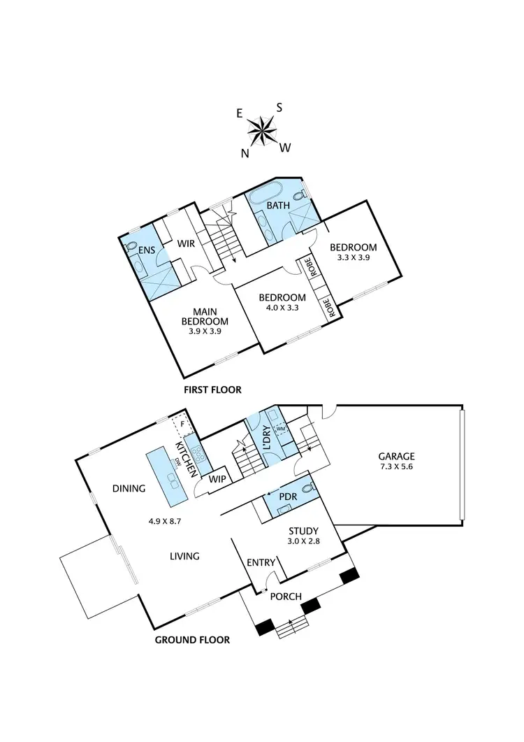 Floorplan of Homely townhouse listing, House 7/28 Glenauburn Road, Lower Plenty VIC 3093