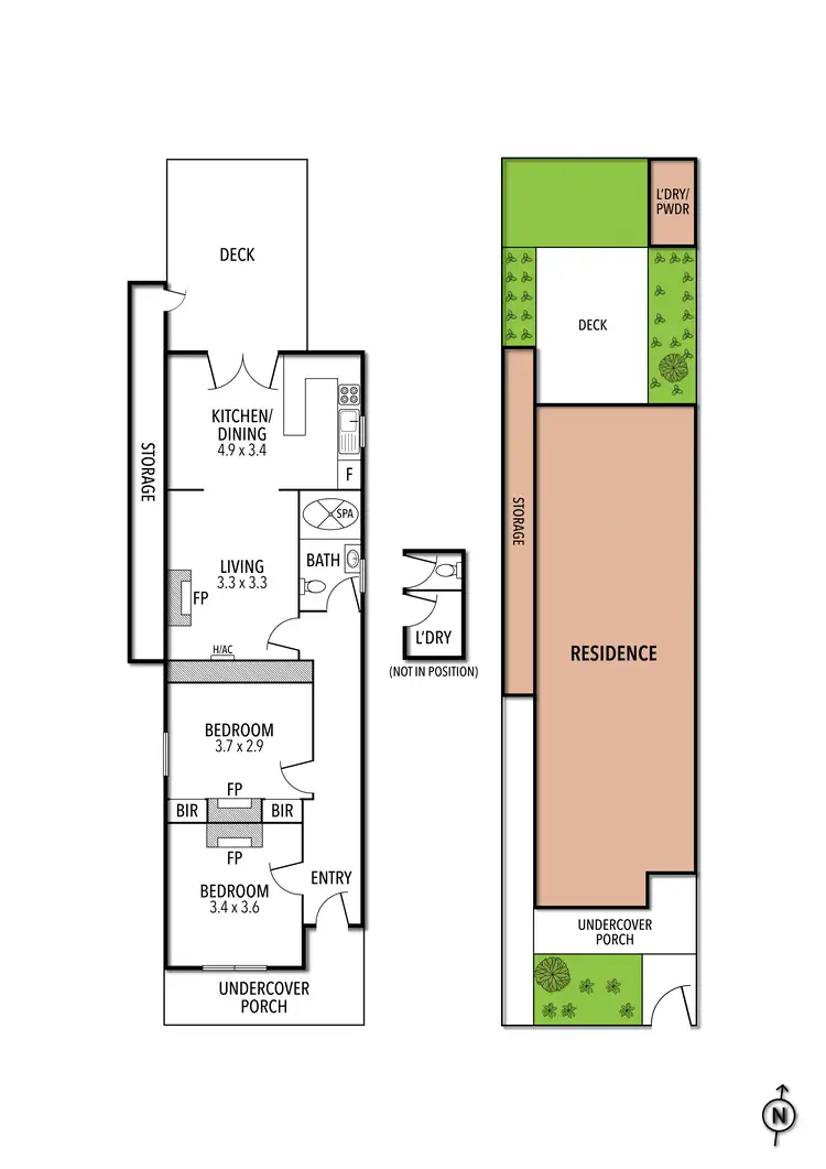 Floorplan of Homely house listing, 17 Donald Street, Brunswick VIC 3056