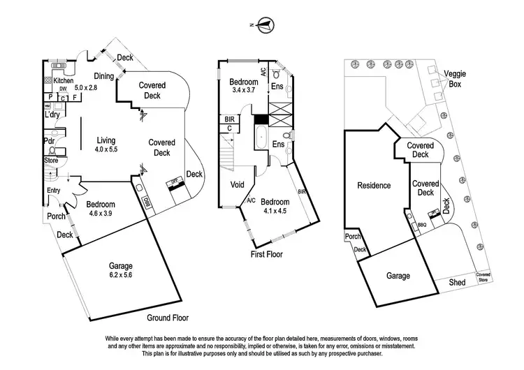 Floorplan of Homely townhouse listing, 5/184 Lower Heidelberg Road, Ivanhoe East VIC 3079