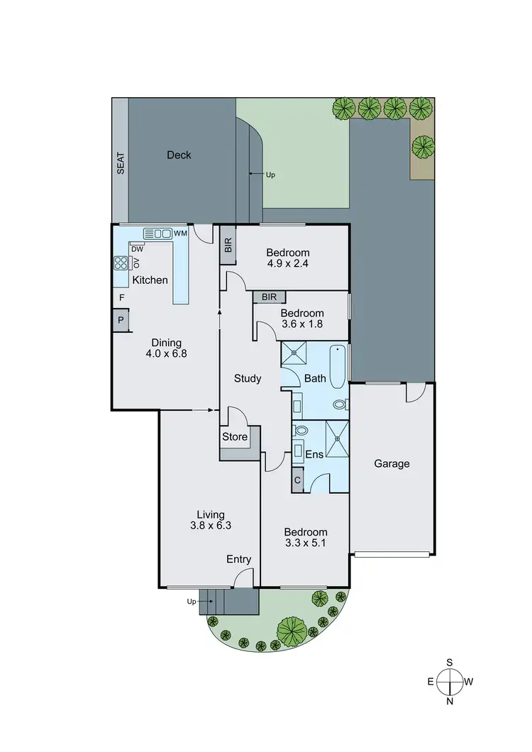 Floorplan of Homely unit listing, 2/2 Queens Parade, Glen Iris VIC 3146