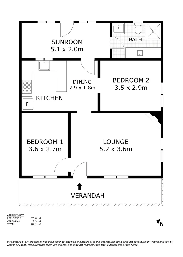 Floorplan of Homely house listing, 32A Victoria Parade, Kilmore VIC 3764