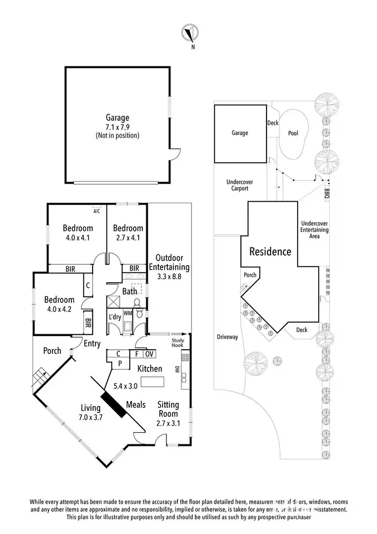 Floorplan of Homely house listing, 11 Leigh Court, Macleod VIC 3085
