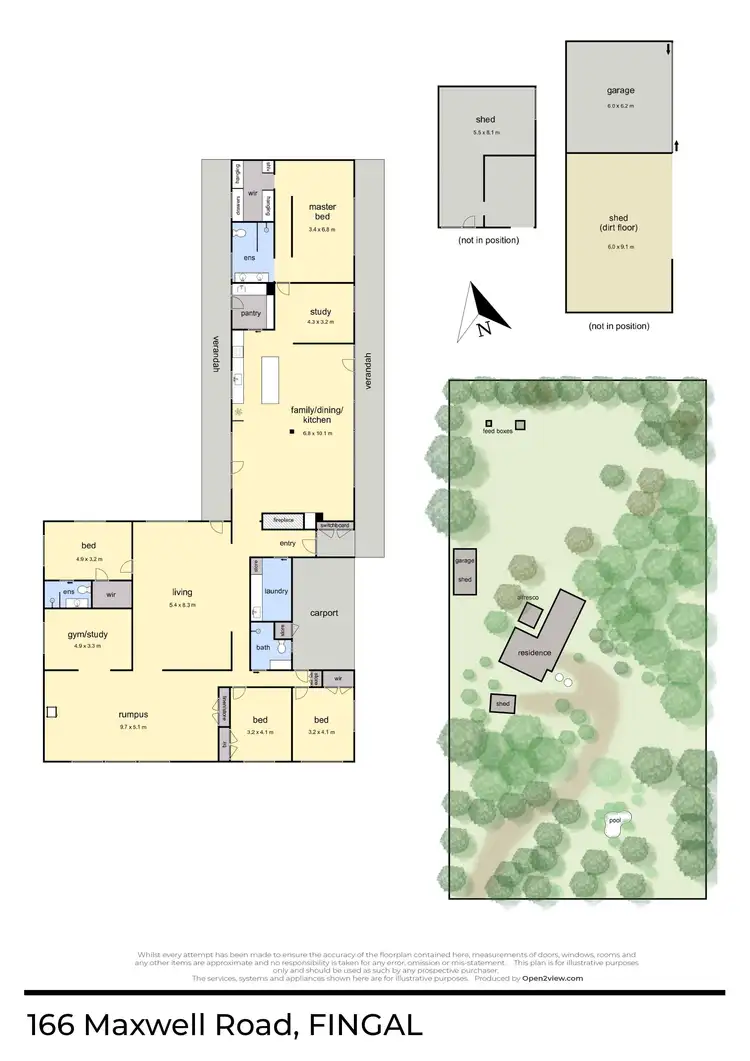 Floorplan of Homely rural property listing, 166 Maxwell Road, Fingal VIC 3939