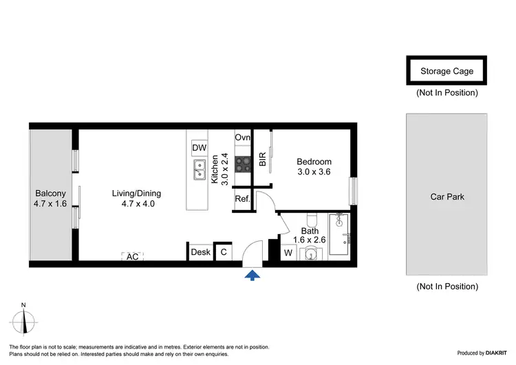 Floorplan of Homely apartment listing, 204/493-499 Victoria Street, West Melbourne VIC 3003