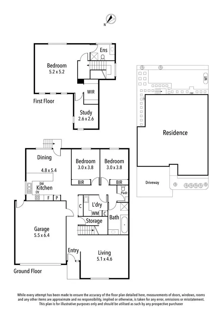 Floorplan of Homely townhouse listing, 4/23-27 Lascelles Avenue, Viewbank VIC 3084