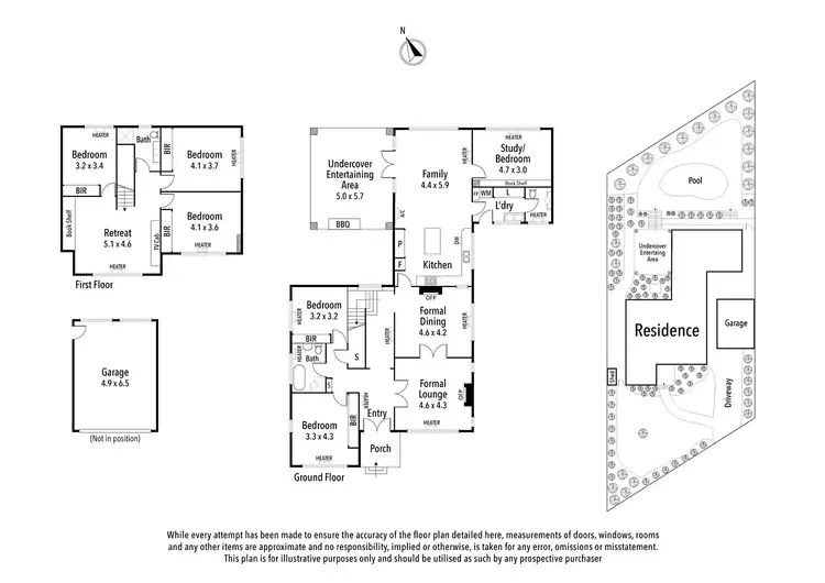 Floorplan of Homely house listing, 12 Toora Street, Ivanhoe VIC 3079