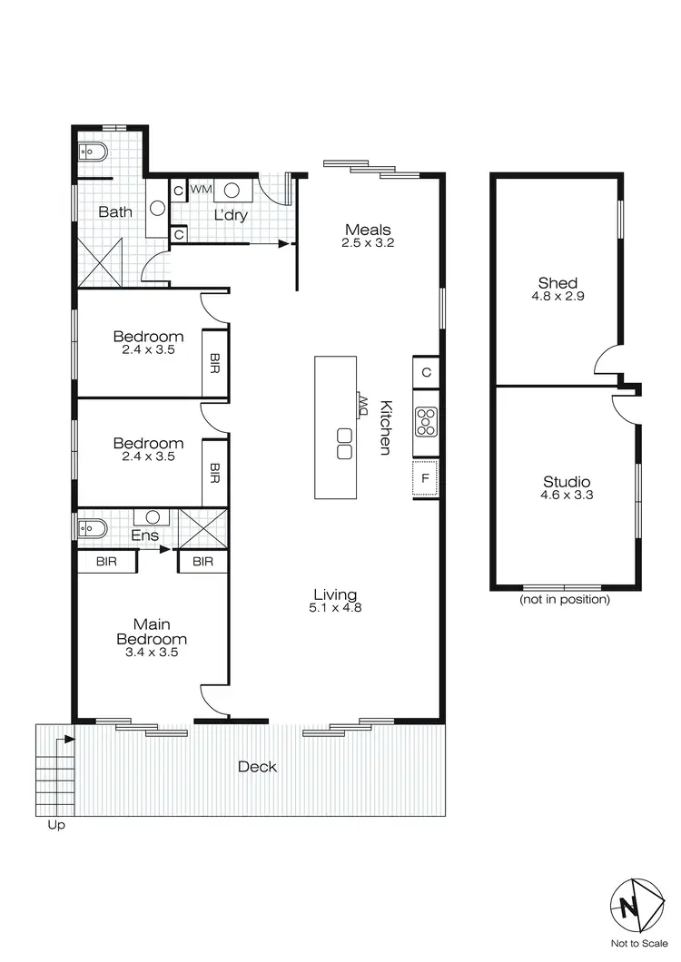 Floorplan of Homely house listing, 14 Hickman Street, Ballarat Central VIC 3350