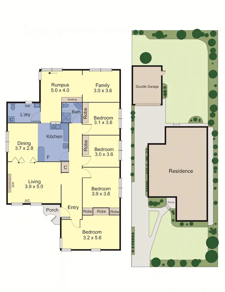 Floorplan of Homely house listing, 9 Longview Avenue, Bentleigh East VIC 3165