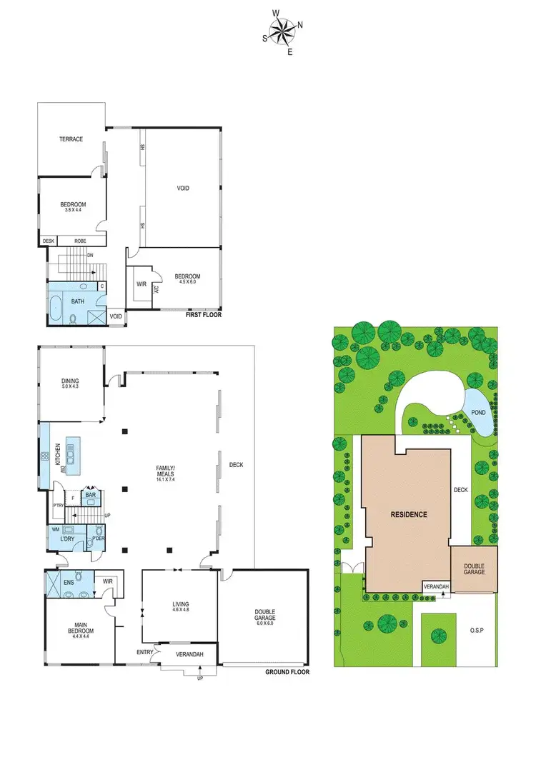 Floorplan of Homely house listing, 1 Charlton Street, Bentleigh VIC 3204