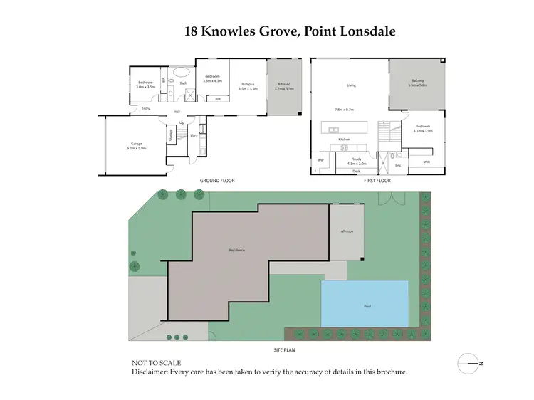 Floorplan of Homely house listing, 18 Knowles Grove, Point Lonsdale VIC 3225