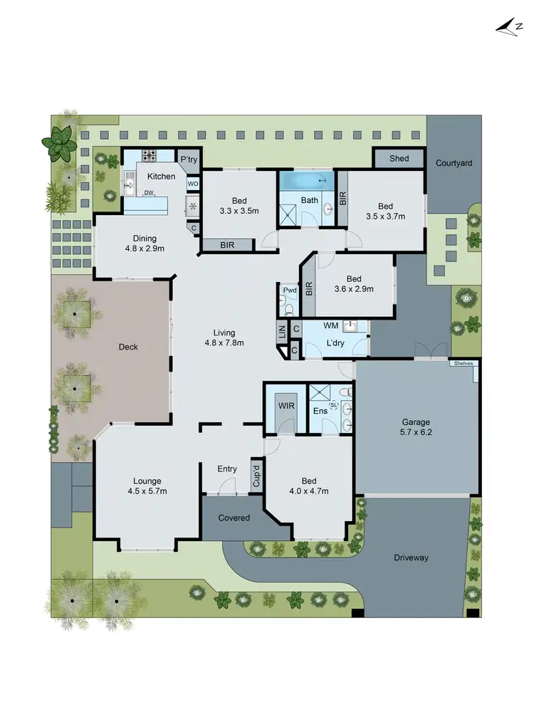 Floorplan of Homely house listing, 2/2 Mclochlan Street, Mount Waverley VIC 3149