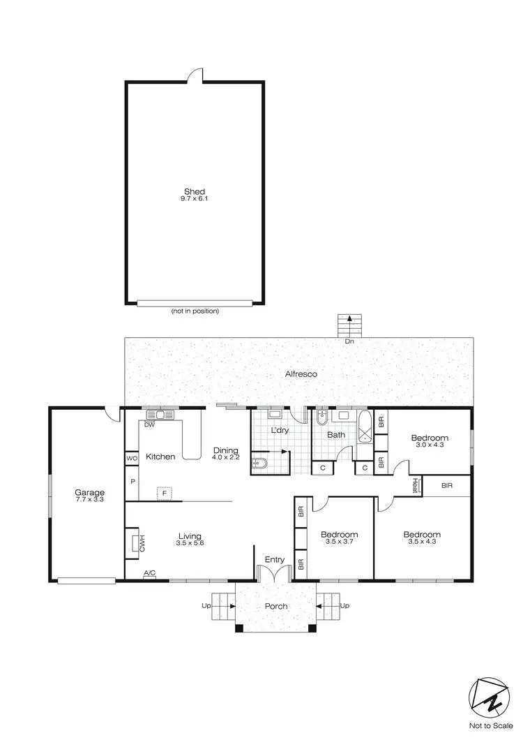Floorplan of Homely house listing, 964 Smythesdale Snake Valley Road, Snake Valley VIC 3351