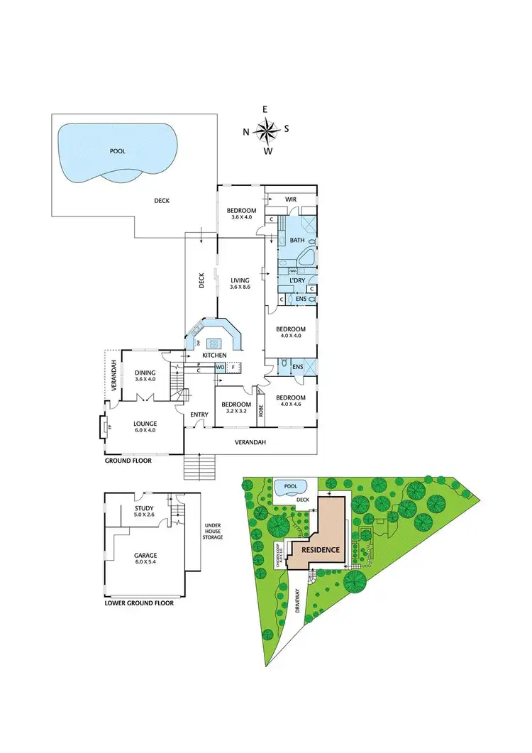 Floorplan of Homely house listing, 4 Parkside Court, Warrandyte VIC 3113