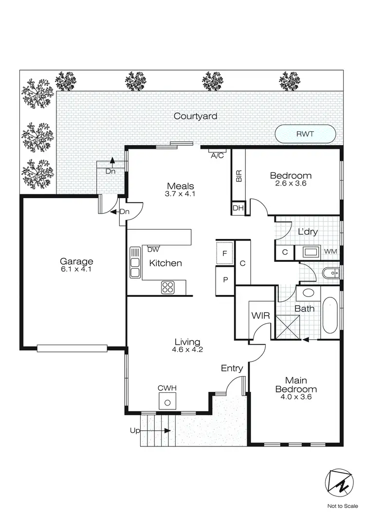Floorplan of Homely townhouse listing, 4 Newhaven Close, Mount Pleasant VIC 3350