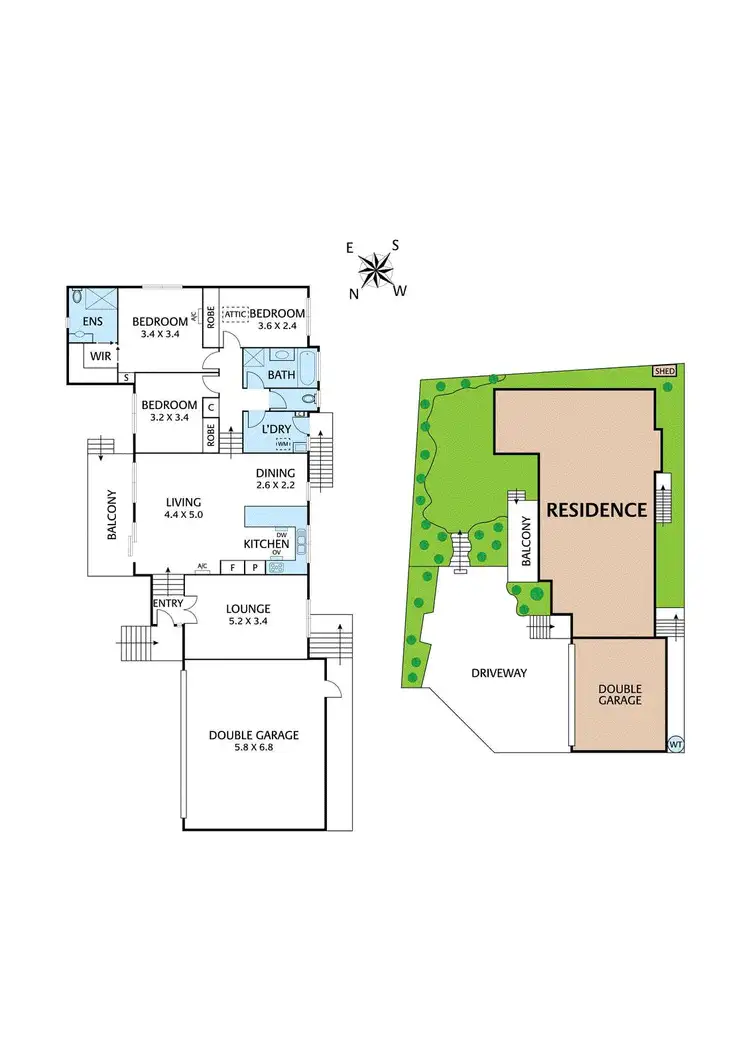 Floorplan of Homely house listing, 2/158 Rattray Road, Montmorency VIC 3094
