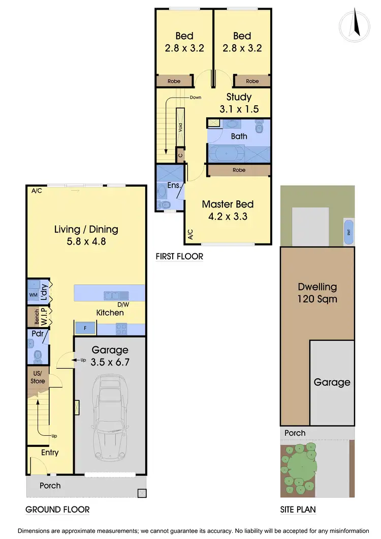 Floorplan of Homely townhouse listing, 23 Reflection Drive, Wantirna South VIC 3152