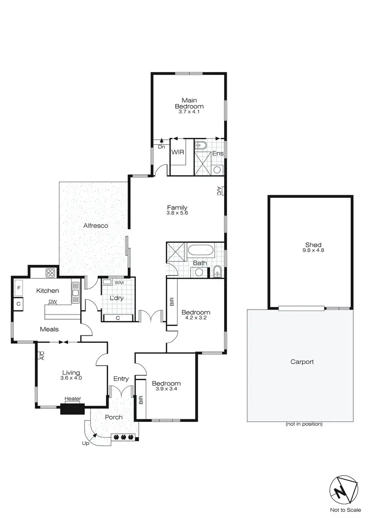 Floorplan of Homely house listing, 8 English Street, Golden Point VIC 3350