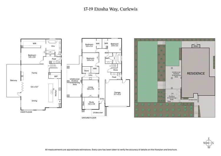 Floorplan of Homely house listing, 17-19 Etosha Way, Curlewis VIC 3222