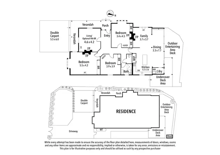 Floorplan of Homely house listing, 337 Upper Heidelberg Road, Ivanhoe VIC 3079