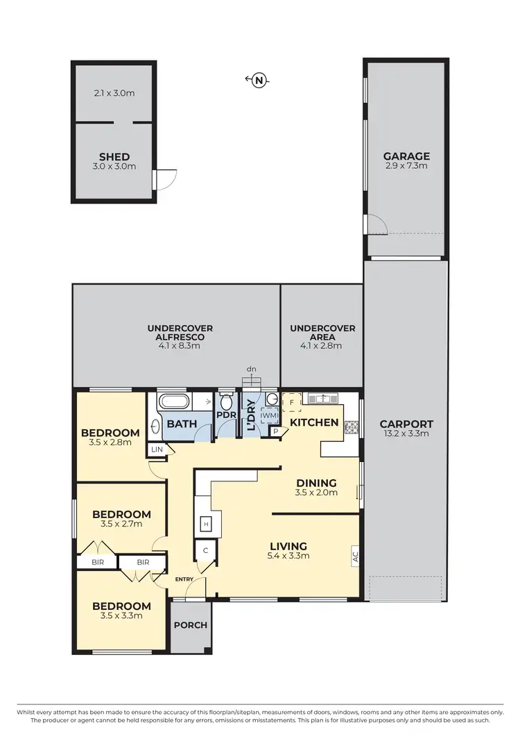 Floorplan of Homely house listing, 7 Topaz Avenue, Wyndham Vale VIC 3024