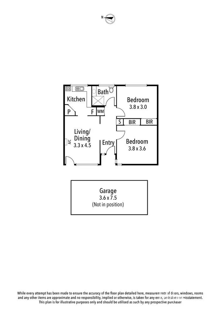 Floorplan of Homely apartment listing, 12/86 Marshall Street, Ivanhoe VIC 3079