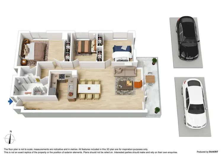 Floorplan of Homely apartment listing, 146/632 St Kilda Road, Melbourne VIC 3004